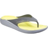 Crocs  205182-0DV-M8W10 Literide  women's Flip flops / Sandals (Shoes) in Grey