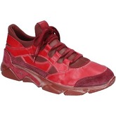 Moma  sneakers leather textile  men's Shoes (Trainers) in Red