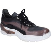 Moma  sneakers leather  men's Shoes (Trainers) in Black