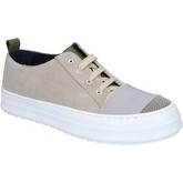 Fdf Shoes  sneakers suede textile BZ379  men's Shoes (Trainers) in Beige