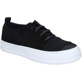 Fdf Shoes  sneakers suede textile BZ378  men's Shoes (Trainers) in Black