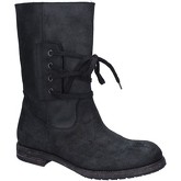 Moma  ankle boots suede BY921  men's Mid Boots in Black