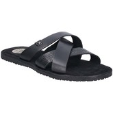 Base London  Chariot Waxy Mens Slip On Sandal  men's Mules / Casual Shoes in Black