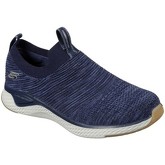 Skechers  Solar Fuse Flat Knit Slip On Trainer  men's Slip-ons (Shoes) in Blue