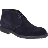 Di Mella  desert boots ankle boots suede BZ09  men's Mid Boots in Blue