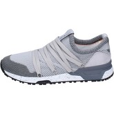 Crime London  sneakers textile leather nabuk leather  men's Shoes (Trainers) in Grey