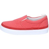Bark  slip on corallo textile suede AG583  men's Slip-ons (Shoes) in Red