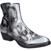 Moma  ankle boots shiny leather  men's Mid Boots in Grey