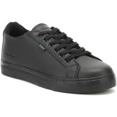 Kickers  Youth Black Leather Tovni Lacer Trainers  men's Trainers in Black