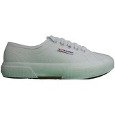 Superga  2750 FGLU Leather  men's Shoes (Trainers) in White
