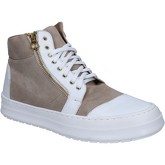 Fdf Shoes  sneakers leather suede BZ390  men's Shoes (High-top Trainers) in White