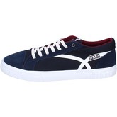 Gas  Sneakers Suede Canvas  men's Shoes (Trainers) in Blue