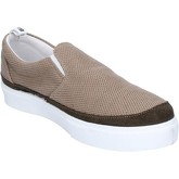 Bark  slip on textile suede AG581  men's Slip-ons (Shoes) in Brown