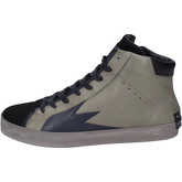 Crime London  Sneakers Leather Suede  men's Shoes (High-top Trainers) in Green