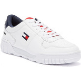 Tommy Hilfiger  Tommy Jeans Retro Lace Up Mens White Trainers  men's Shoes (Trainers) in White