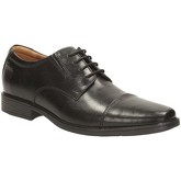 Clarks  Tilden Cap Mens Formal Lace Up Shoes  men's Casual Shoes in Black