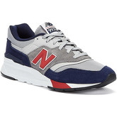 New Balance  997H Mens Grey / Navy / Red Trainers  men's Trainers in Grey