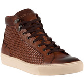 Jeffery-West  Woven Leather Boots  men's Shoes (High-top Trainers) in Brown
