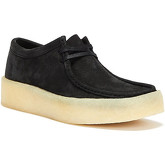 Clarks  Wallabee Cup Nubuck Mens Black Shoes  men's Casual Shoes in Black