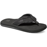 Quiksilver  Black-Black-Brown Monkey Abyss Flip Flop  men's Flip flops / Sandals (Shoes) in Black