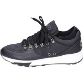 Barracuda  Sneakers Textile Leather  men's Shoes (Trainers) in Black