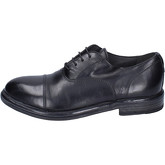 Moma  Elegant Leather  men's Casual Shoes in Black