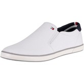 Tommy Hilfiger  Iconic Slip On Trainers  men's Slip-ons (Shoes) in White