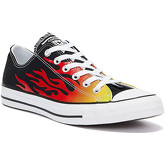 Converse  All Star Archive Flame Ox Mens Black / White Trainers  men's Shoes (Trainers) in Black