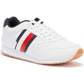 Tommy Hilfiger  Low Cut Lace Up Runner Youth White Trainers  men's Shoes (Trainers) in White