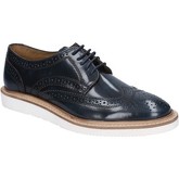 Base London  elegant shiny leather BZ419  men's Casual Shoes in Blue