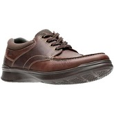 Clarks  Cotrell Edge Mens Wide Fit Casual Shoes  men's Casual Shoes in Brown