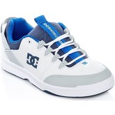 DC Shoes  White-Grey-Blue Syntax Shoe  men's Shoes (Trainers) in White