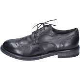 Moma  Elegant Leather  men's Casual Shoes in Black