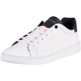 Tommy Hilfiger  Retro Tennis Cupsole Leather Trainers  men's Trainers in White