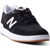 New Balance  Black-White 574 Court Shoe - UK 6  men's Shoes (Trainers) in Beige