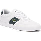 Lacoste  Court Master 120 1 Mens White / Dark Green Trainers  men's Shoes (Trainers) in White