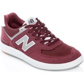 New Balance  Burgundy-Grey 574 Court Shoe  men's Shoes (Trainers) in Red