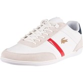 Lacoste  Giron 0320 1 CMA Suede Trainers  men's Shoes (Trainers) in White