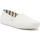 Toms  Classic Mens White Canvas Espadrilles  men's Espadrilles / Casual Shoes in White