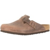 Birkenstock  Boston Oiled Leather Slip On Sandals  men's Clogs (Shoes) in Brown