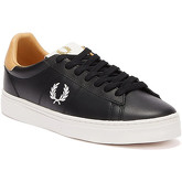 Fred Perry  Spencer Leather Mens Black / White Trainers  men's Shoes (Trainers) in Black