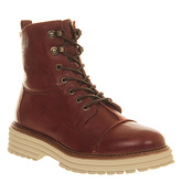 Ten Points Pandora boots RUST LEATHER