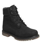 Timberland Premium 6 Boot BLACK NUBUCK METALLIC COLLAR