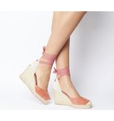 Office Marmalade Part Espadrille PEACH SUEDE