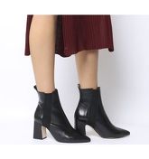 Office Aglow- Point Chelsea Boot BLACK LEATHER