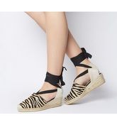 Office Madness Espadrille TIGER PONY
