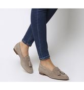 Office Retro Tassel Loafers TAUPE SUEDE