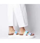 Office Mambo Flatform Two Strap IRIDESCENT