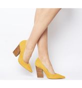 Office Halfpenny Closed Block Court YELLOW SUEDE