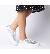 Office Fro Yo Chunky Sole Lace Up SILVER